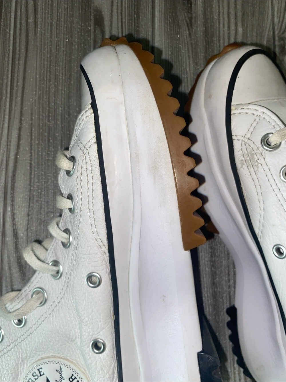 Converse Run Star Hike Leather Sneakers Women’s Size 6 - Picture 3 of 8